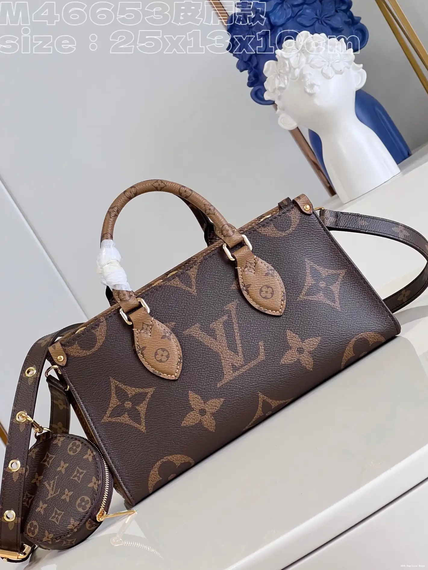 Aaa replica bags East ONTHEGO VUITTON LOUIS West 0611